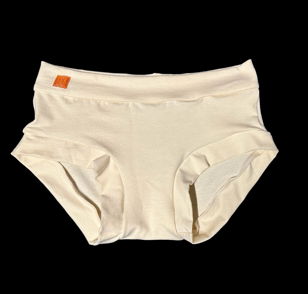 Women's Hipster Boy Leg Underwear : BLACK HEMP
