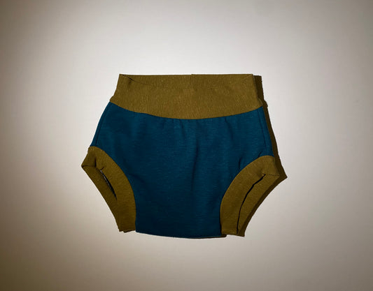 Training Pants : Dark Teal with Olive