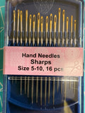 Hand Needles Sharps