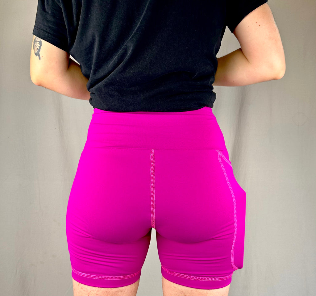 Women's Bike Shorts - Pink