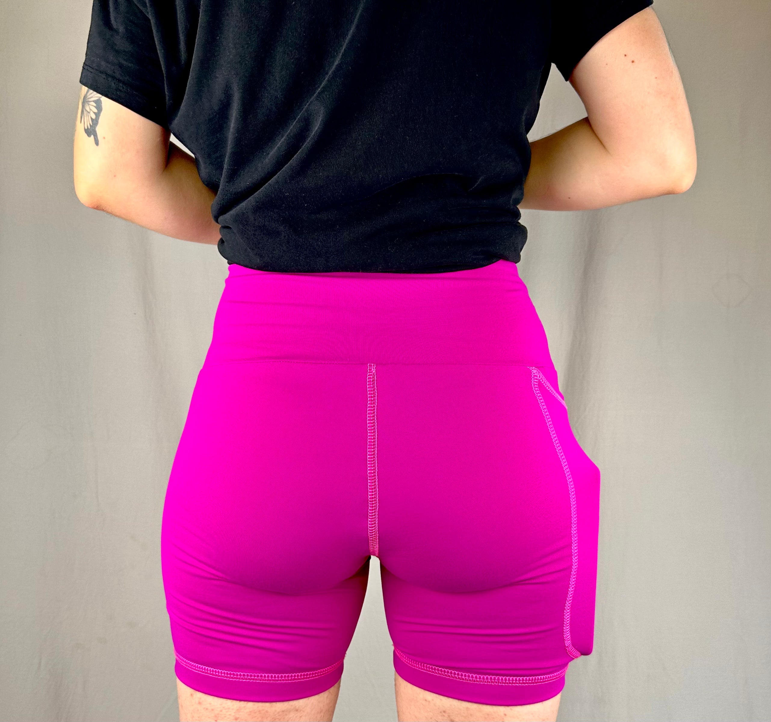 Women's Bike Shorts - Pink