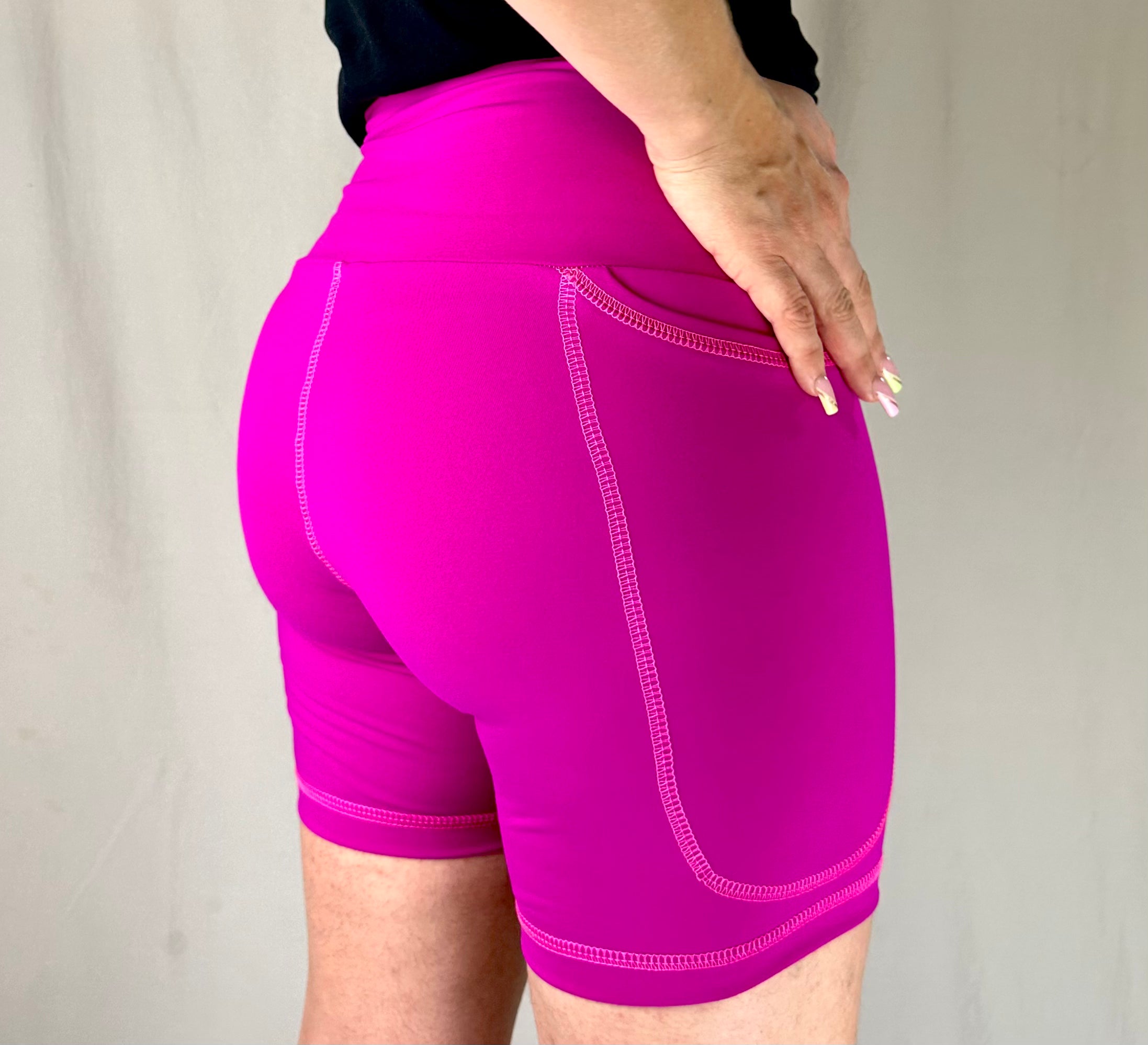 Women's Bike Shorts - Pink