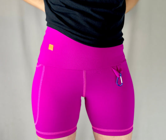 Women's Bike Shorts - Pink