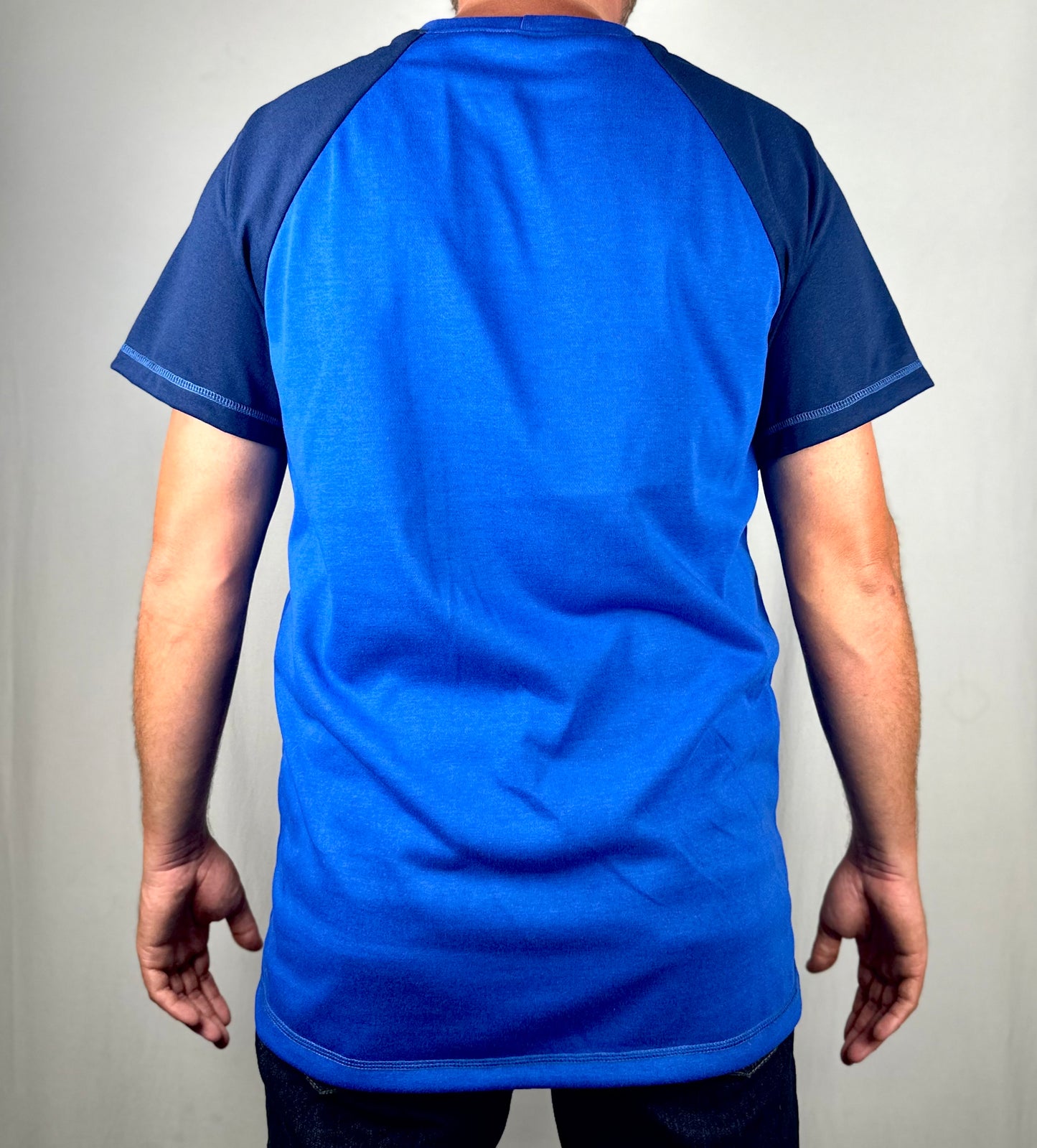 Premium Blue Men's T-shirt - 100% cotton