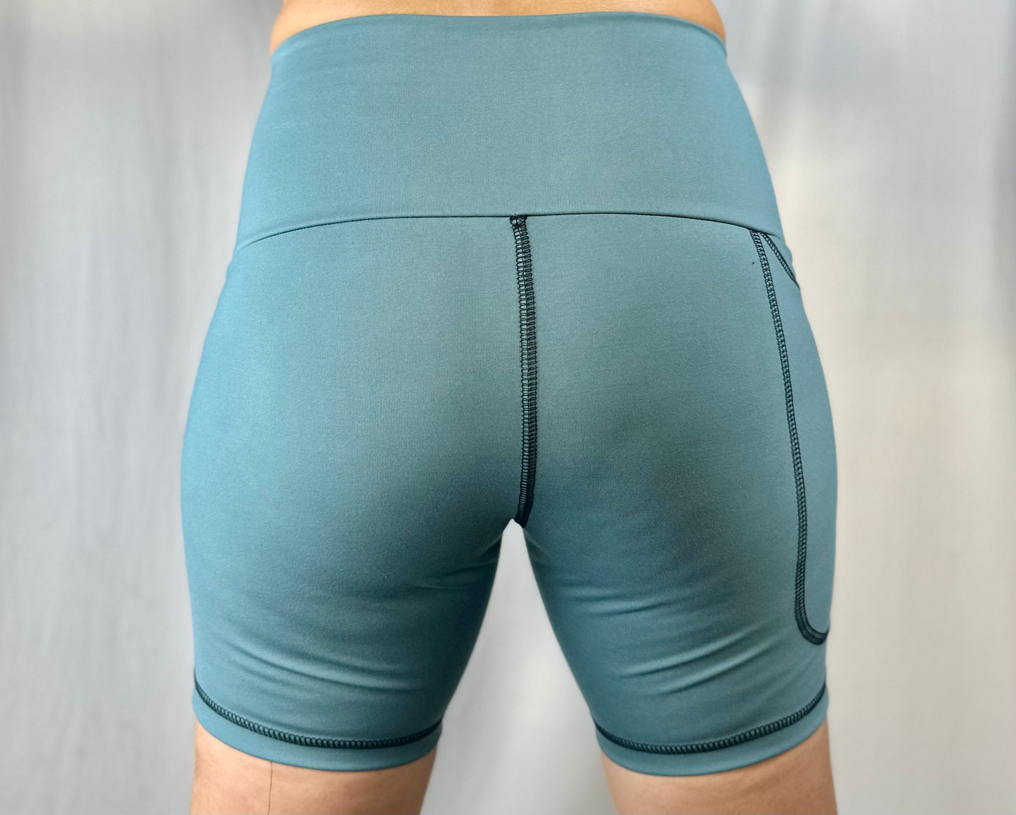 Women's Bike Shorts - Blue Grey