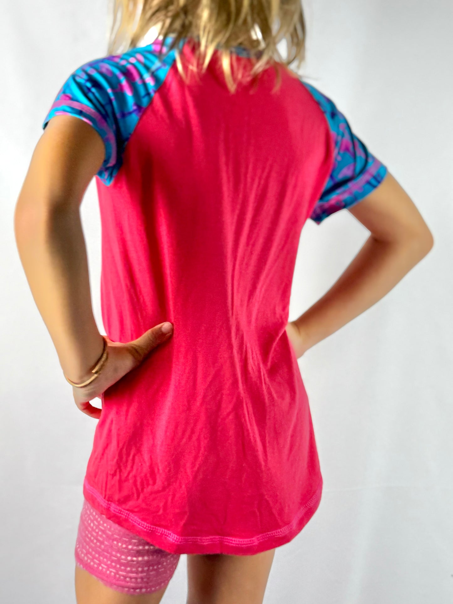 Mushroom T-Shirt - Short Sleeved Pink