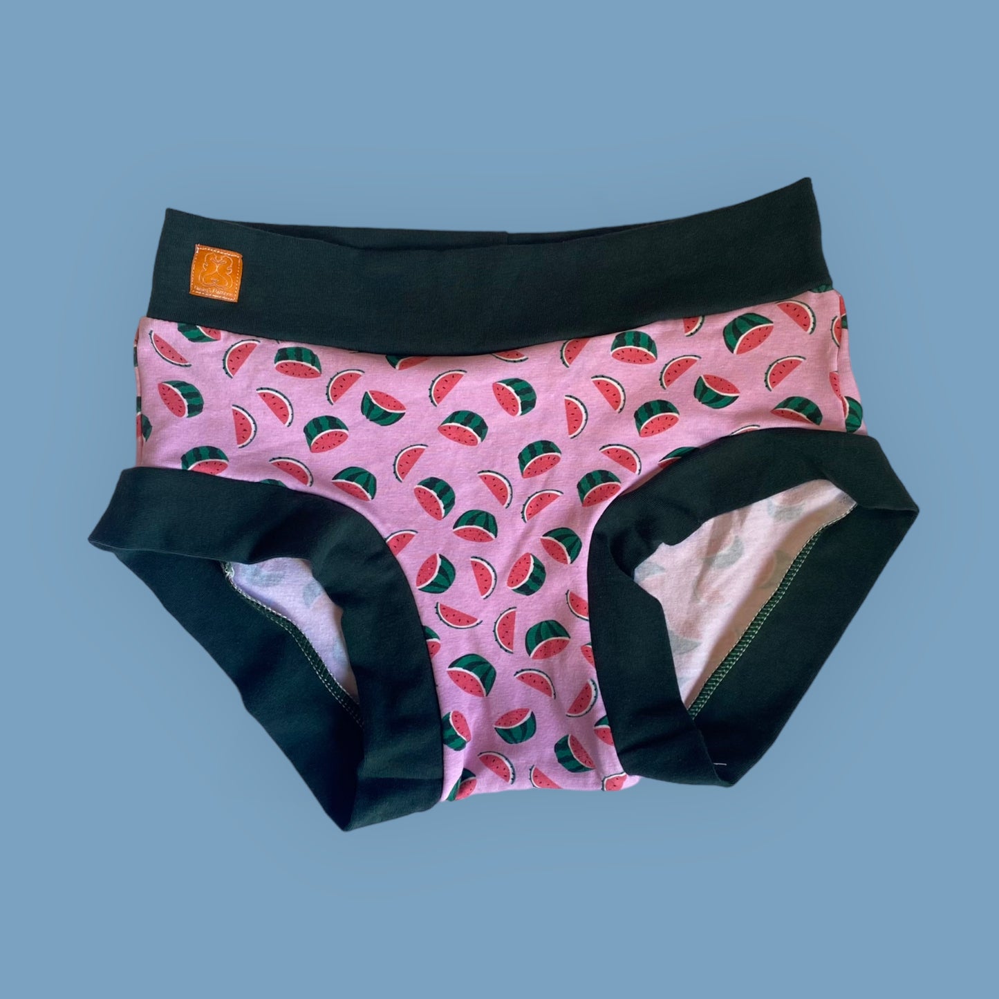 Women's Hipster Boy Leg Underwear : Watermelons