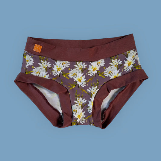 Women's Hipster Boy Leg Underwear : Daisy