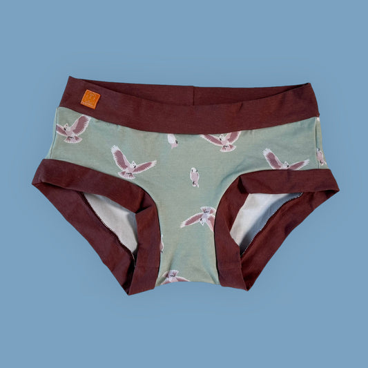 Women's Hipster Boy Leg Underwear : Galah