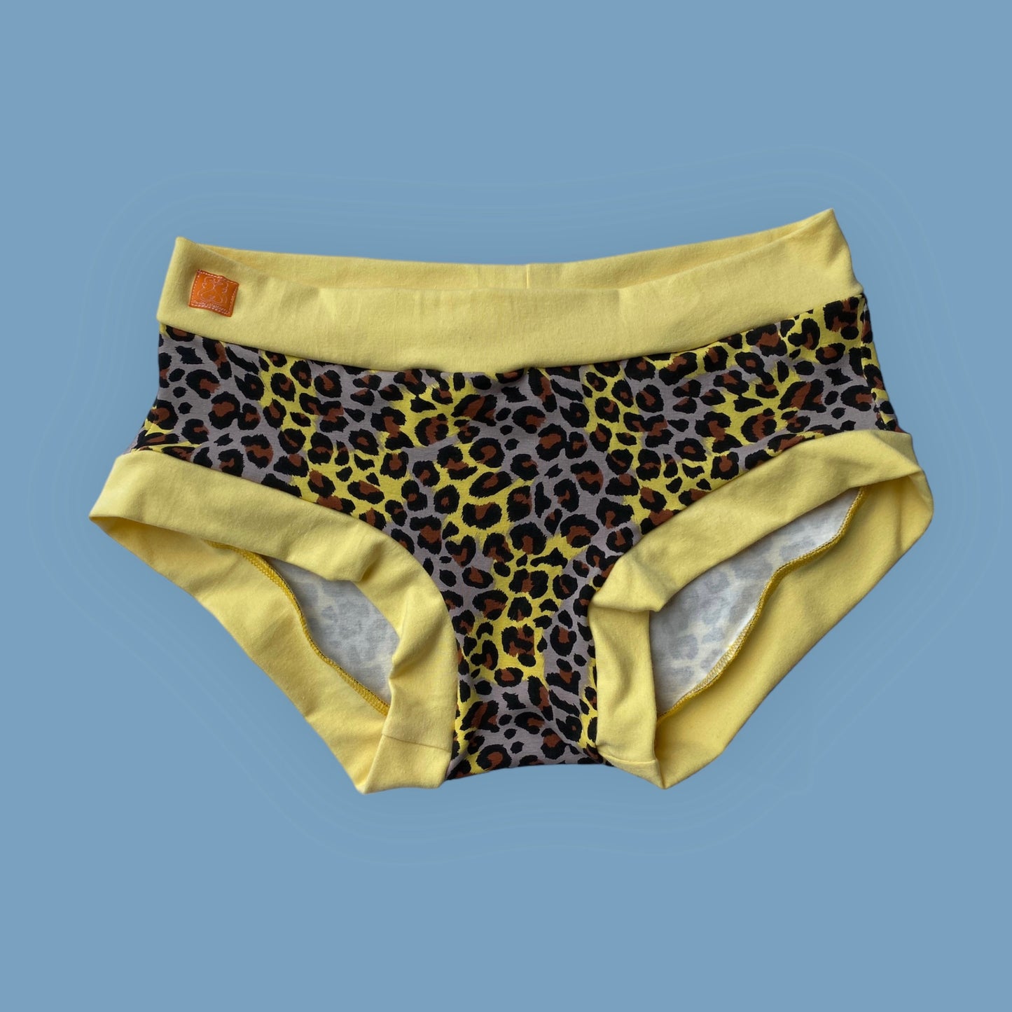 Women's Hipster Boy Leg Underwear : Leopard