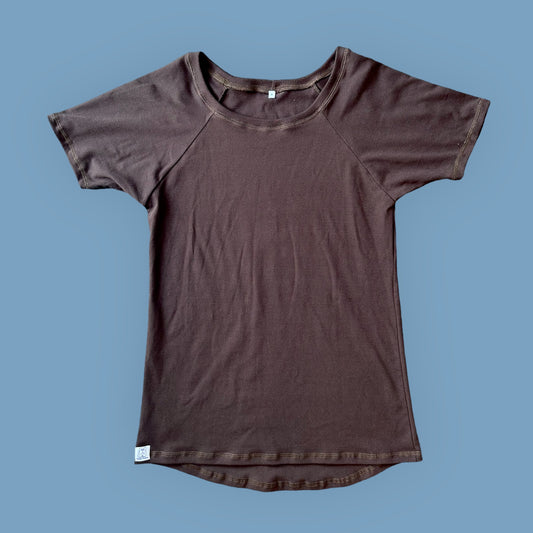 Premium Brown Women's T-shirt - 95% cotton 5% Elastane