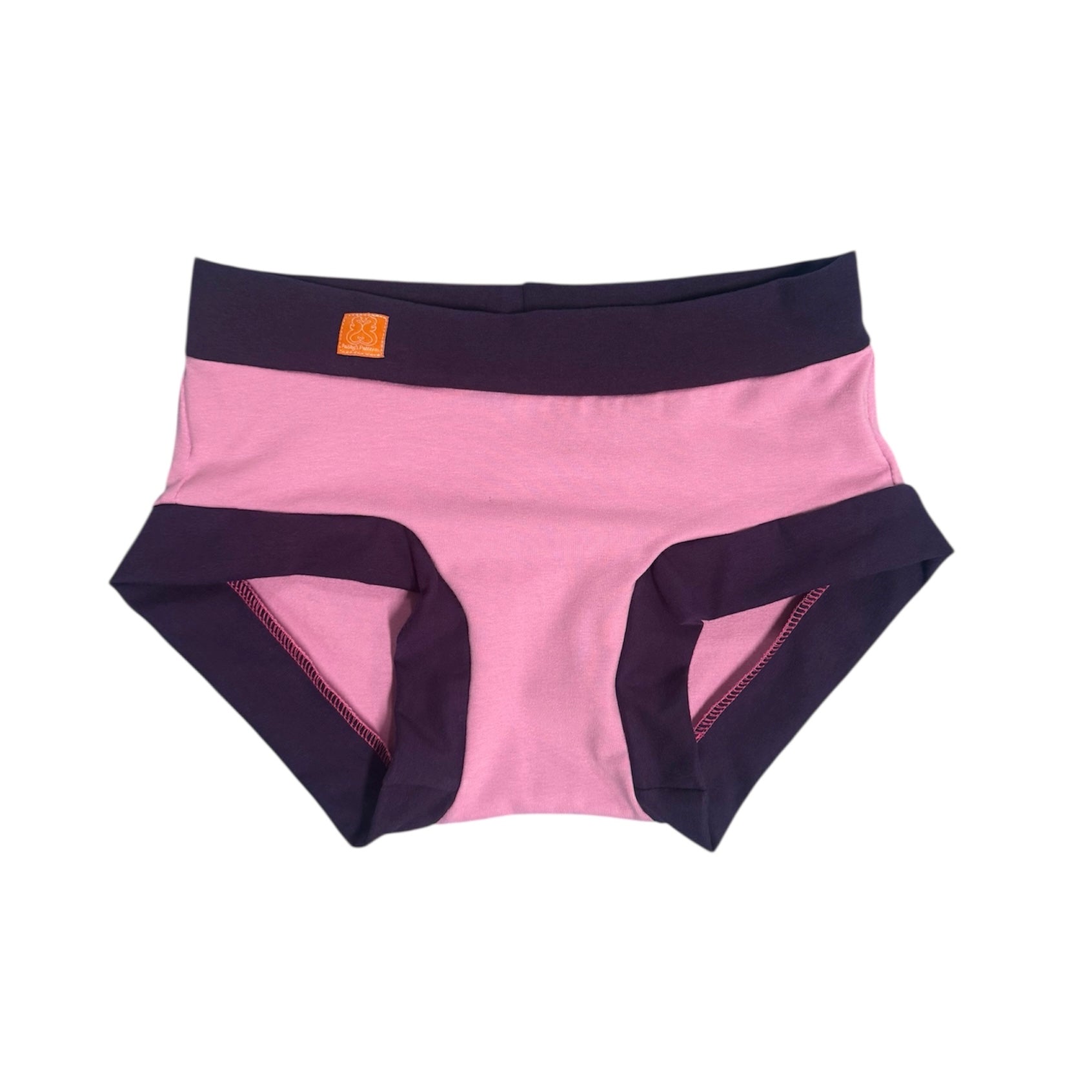 Women's Hipster Boy Leg Underwear : Pink and Purple