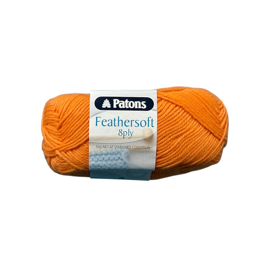 Patons Feathersoft Yarn - Orange