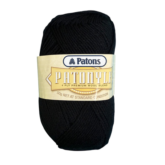 Patons Yarn - Patonyle -  Black