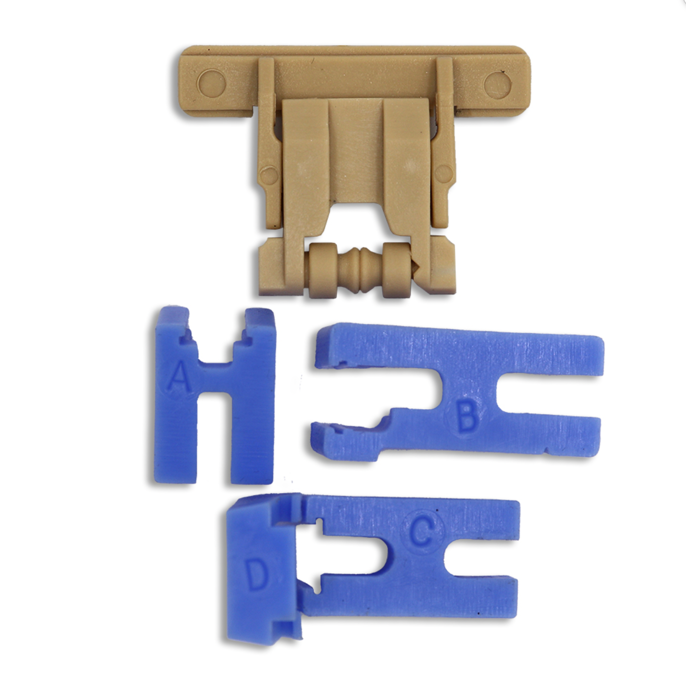 Invisible Zipper Roller Foot Set