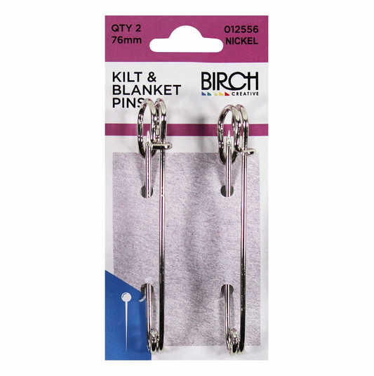 76mm Kilt and Blanket Pins - 2 pack