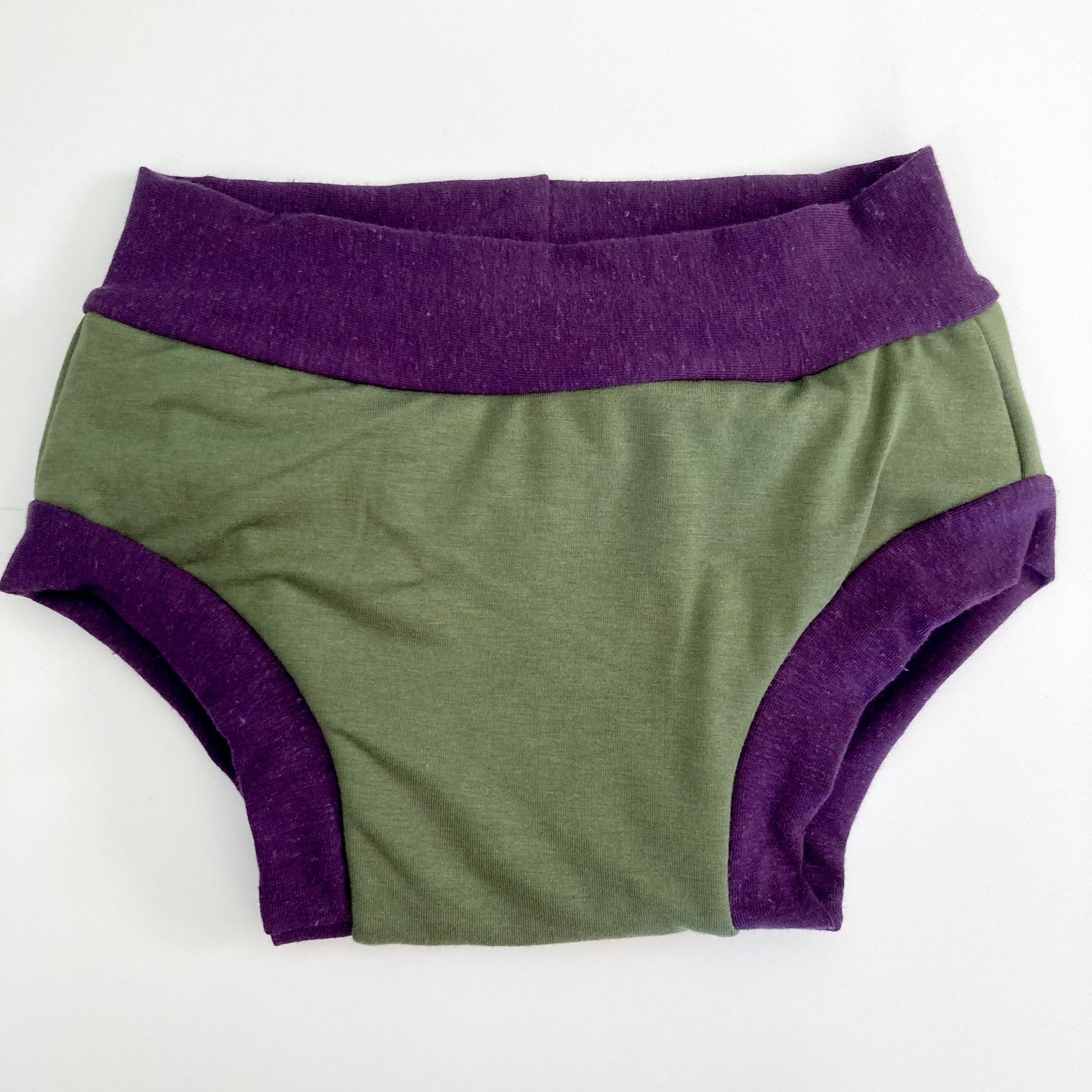 Training Pants : Olive with purple