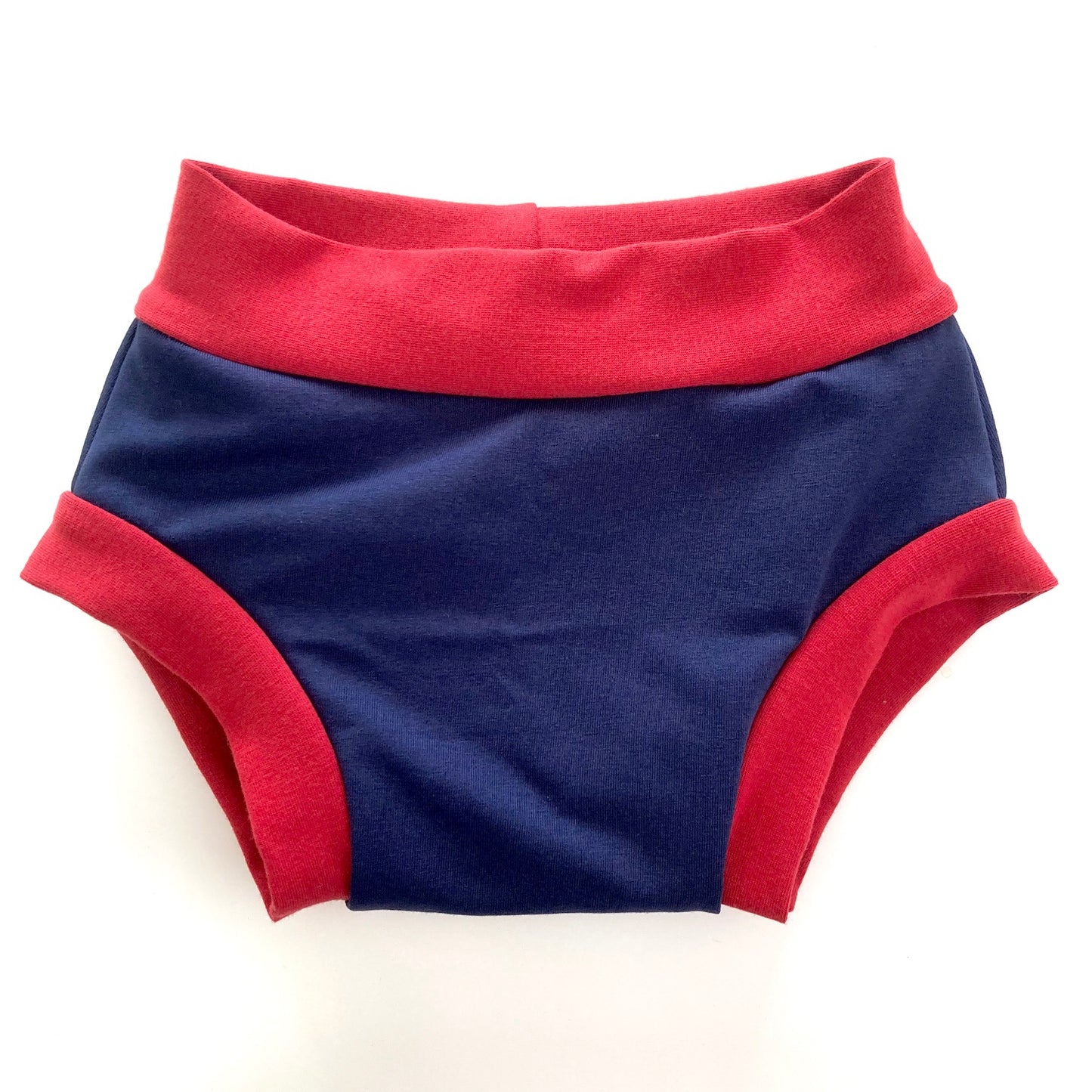 Training Pants : Navy with Red